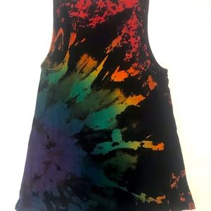 Tie dye muscle tank